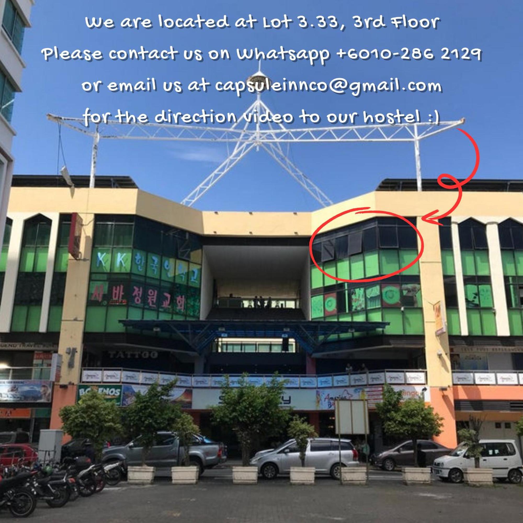 Capsule Inn Kota Kinabalu Ngoại thất bức ảnh